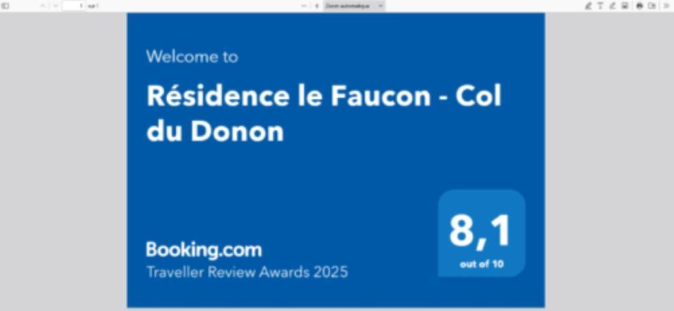 Residence Le Faucon - Col Du Donon Grandfontaine  Dış mekan fotoğraf